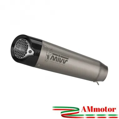 Mivv Ducati Monster 937 / + Terminale Di Scarico Moto Marmitta X-M5 Titanio Omologato