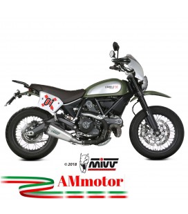 Mivv Ducati Scrambler 800 15 - 2020 Terminale Di Scarico Moto Marmitta Delta Race Inox
