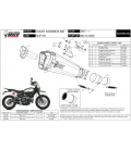 Mivv Ducati Scrambler 800 15 - 2020 Terminale Di Scarico Moto Marmitta Delta Race Inox