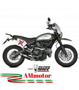 Mivv Ducati Scrambler 800 15 - 2020 Terminale Di Scarico Moto Marmitta Gp Carbonio