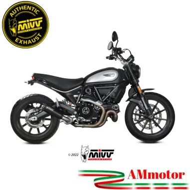 Mivv Ducati Scrambler 800 21 - 2022 Terminale Di Scarico Moto Marmitta X-M1 Inox Nero