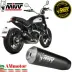 Mivv Ducati Scrambler 800 21 - 2022 Terminale Di Scarico Moto Marmitta X-M1 Inox Nero