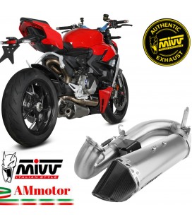 Mivv Ducati Streetfighter V2 Terminale Di Scarico Moto Slip-On Delta Race Inox