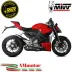 Mivv Ducati Streetfighter V2 Terminale Di Scarico Moto Slip-On Delta Race Inox Nero