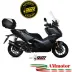 Mivv Honda Adv 350 Terminale Di Scarico Marmitta Mover Inox Nero Scooter