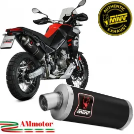 Mivv Aprilia Tuareg 660 Terminale Di Scarico Moto Marmitta Dakar Inox Nero