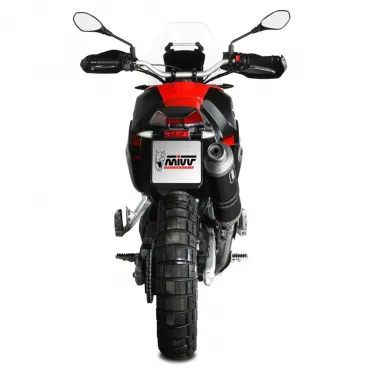 Mivv Aprilia Tuareg 660 Terminale Di Scarico Moto Marmitta Dakar Inox Nero