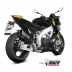 Mivv Aprilia Tuono V4 1100 21 - 2023 Terminale Di Scarico Moto Marmitta SR-1 Titanio Nero