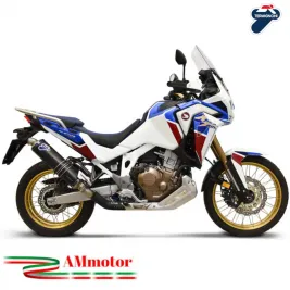 Terminale di scarico Termignoni Honda CRF 1100 L Africa Twin titanio nero