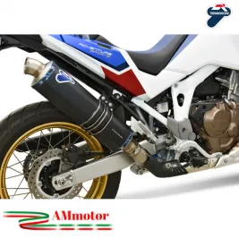 Terminale di scarico Termignoni Honda CRF 1100 L Africa Twin titanio nero 2
