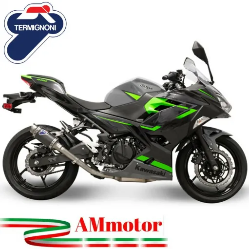 Termignoni Kawasaki Ninja 400 Terminale Di Scarico Slip-On Gp Carbonio Moto