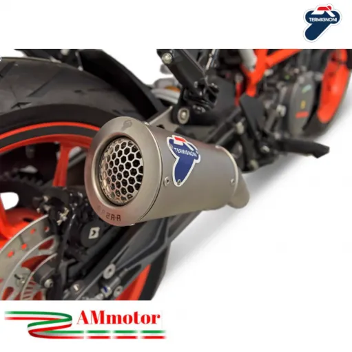 Termignoni ktm Duke 390 Terminale Di Scarico Moto Conical Inox Racing
