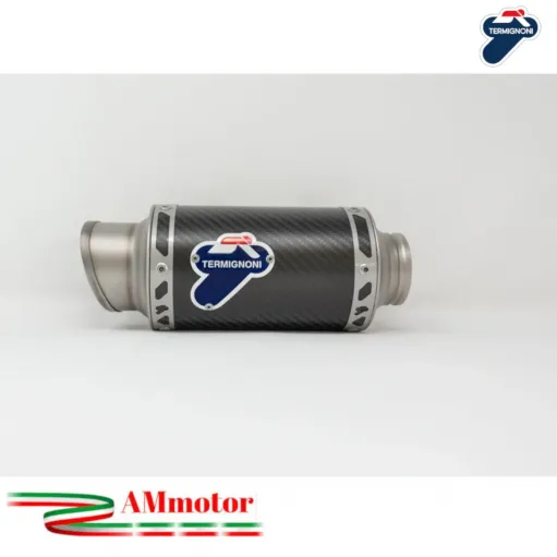 Termignoni ktm Duke 390 Terminale Di Scarico Moto Inox Carbon Racing