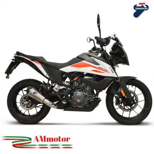 Termignoni ktm Adventure 390 Terminale Di Scarico Moto Titanio Racing