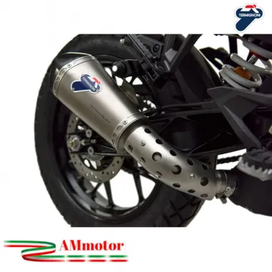 Termignoni ktm Adventure 390 Terminale Di Scarico Moto Titanio Racing