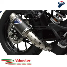 Termignoni ktm Adventure 390 Terminale Di Scarico Moto Inox Carbon Racing