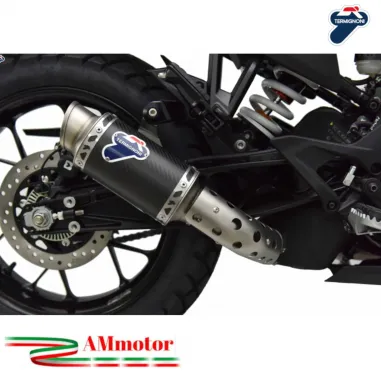 Termignoni ktm Adventure 390 Terminale Di Scarico Moto Inox Carbon Racing