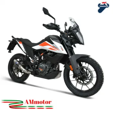 Termignoni ktm Adventure 390 Terminale Di Scarico Moto Inox Carbon Racing