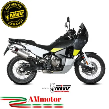 Mivv Husqvarna Norden 901 Terminale Di Scarico Moto Marmitta Dakar Inox Omologato