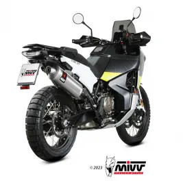 Mivv Husqvarna Norden 901 Terminale Di Scarico Moto Marmitta Dakar Inox Omologato 2
