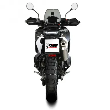 Mivv Husqvarna Norden 901 Terminale Di Scarico Moto Marmitta Dakar Inox Omologato