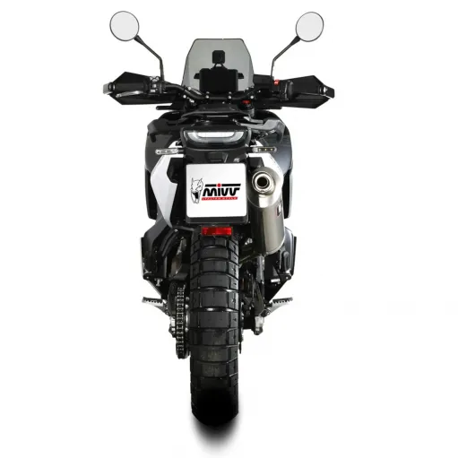 Mivv Husqvarna Norden 901 Terminale Di Scarico Moto Marmitta Dakar Inox Omologato