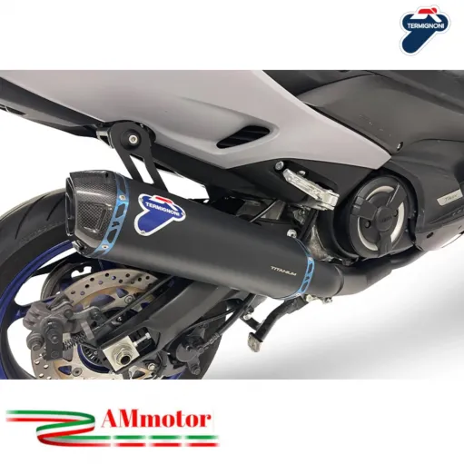 Scarico Completo Termignoni Yamaha T MAX 560 Marmitta Titanio Nero Moto