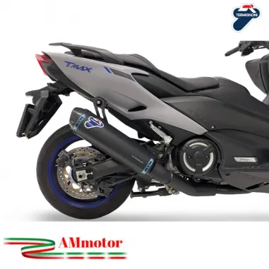 Scarico Completo Termignoni Yamaha T MAX 560 Marmitta Titanio Nero Moto