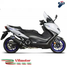 Scarico Completo Racing Termignoni Moto Yamaha T-MAX 560 Marmitta Inox Titanio Nero