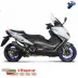 Scarico Completo Racing Termignoni Moto Yamaha T-MAX 560 Marmitta Inox Titanio Nero