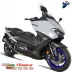 Scarico Completo Racing Termignoni Moto Yamaha T-MAX 560 Marmitta Inox Titanio Nero