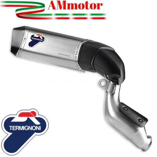 Termignoni Ducati Hypermotard 821 Alto Terminale Di Scarico Per Moto Omologato