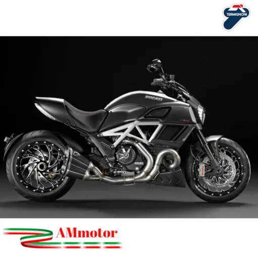 Scarico Completo Termignoni Ducati Diavel Terminale Moto Carbonio Racing