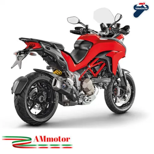 Scarico Termignoni Ducati Multistrada 1200 Silenziatore Moto Corto Carbonio