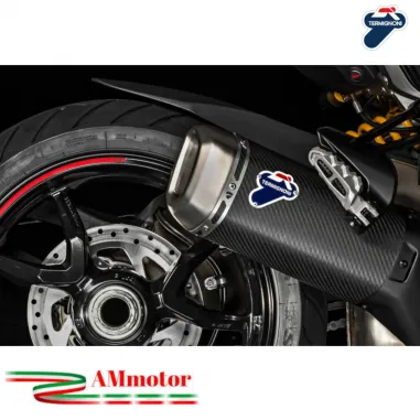Scarico Termignoni Ducati Multistrada 1200 Silenziatore Moto Corto Carbonio