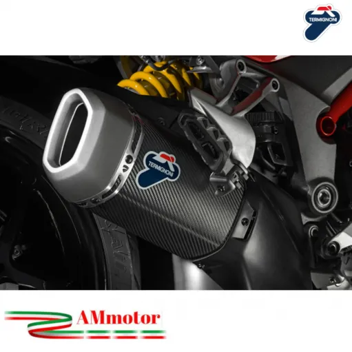 Scarico Termignoni Ducati Multistrada 1200 Silenziatore Moto Corto Carbonio