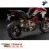 Scarico Termignoni Ducati Multistrada 1200 Silenziatore Moto Corto Carbonio
