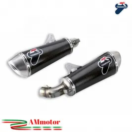 Coppia Scarico Termignoni Ducati Monster 696  Silenziatore Moto Carbonio Racing