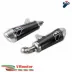 Coppia Scarico Termignoni Ducati Monster 696  Silenziatore Moto Carbonio Racing