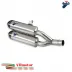 Coppia Scarico Termignoni Ducati Monster 1100 EVO Silenziatore Moto Omologato