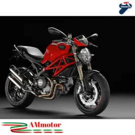 Coppia Scarico Termignoni Ducati Monster 1100 EVO Silenziatore Moto Omologato
