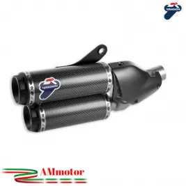 Coppia Scarico Termignoni Ducati Monster 821 Silenziatore Moto Omologato