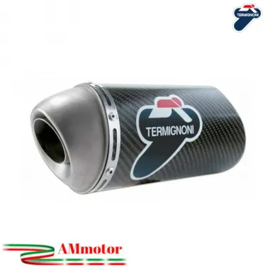 Scarico Termignoni Ducati Monster S4R Silenziatore Corto Moto Racing Carbonio