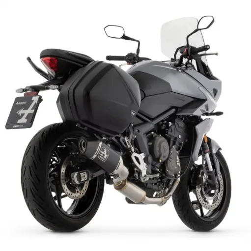 Arrow Triumph Tiger 660 Scarico Completo Moto Terminale Veloce Alluminio Nero Racing