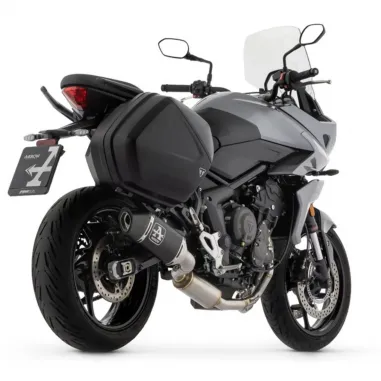 Arrow Triumph Tiger 660 Scarico Completo Moto Terminale Veloce Alluminio Nero Omologato