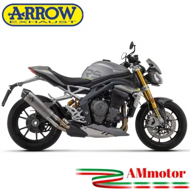 Arrow Triumph Speed Triple 1200 RS / RR Terminale Di Scarico Moto Marmitta Race-Tech Titanio
