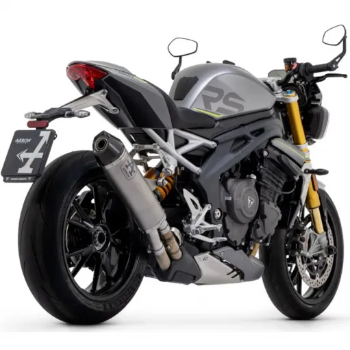 Arrow Triumph Speed Triple 1200 RS / RR Terminale Di Scarico Moto Marmitta Race-Tech Titanio