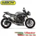 Arrow Triumph Steeet Triple 765 / RS 20 - 2022 Terminale Di Scarico Moto Marmitta Veloce Alluminio Nero Omologato