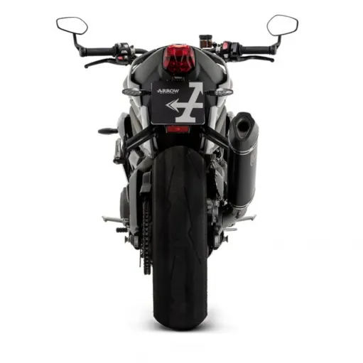 Arrow Triumph Steeet Triple 765 / RS 20 - 2022 Terminale Di Scarico Moto Marmitta Veloce Alluminio Nero Omologato