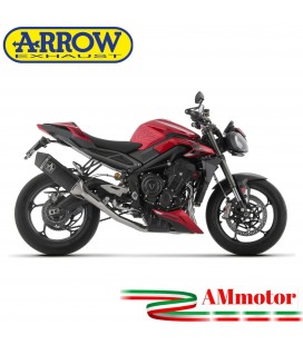 Arrow Triumph Steeet Triple 765 / RS 2023 Kit Scarico Completo Moto Veloce Alluminio Nero Racing